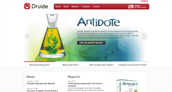 Desktop Screenshot of druide.com